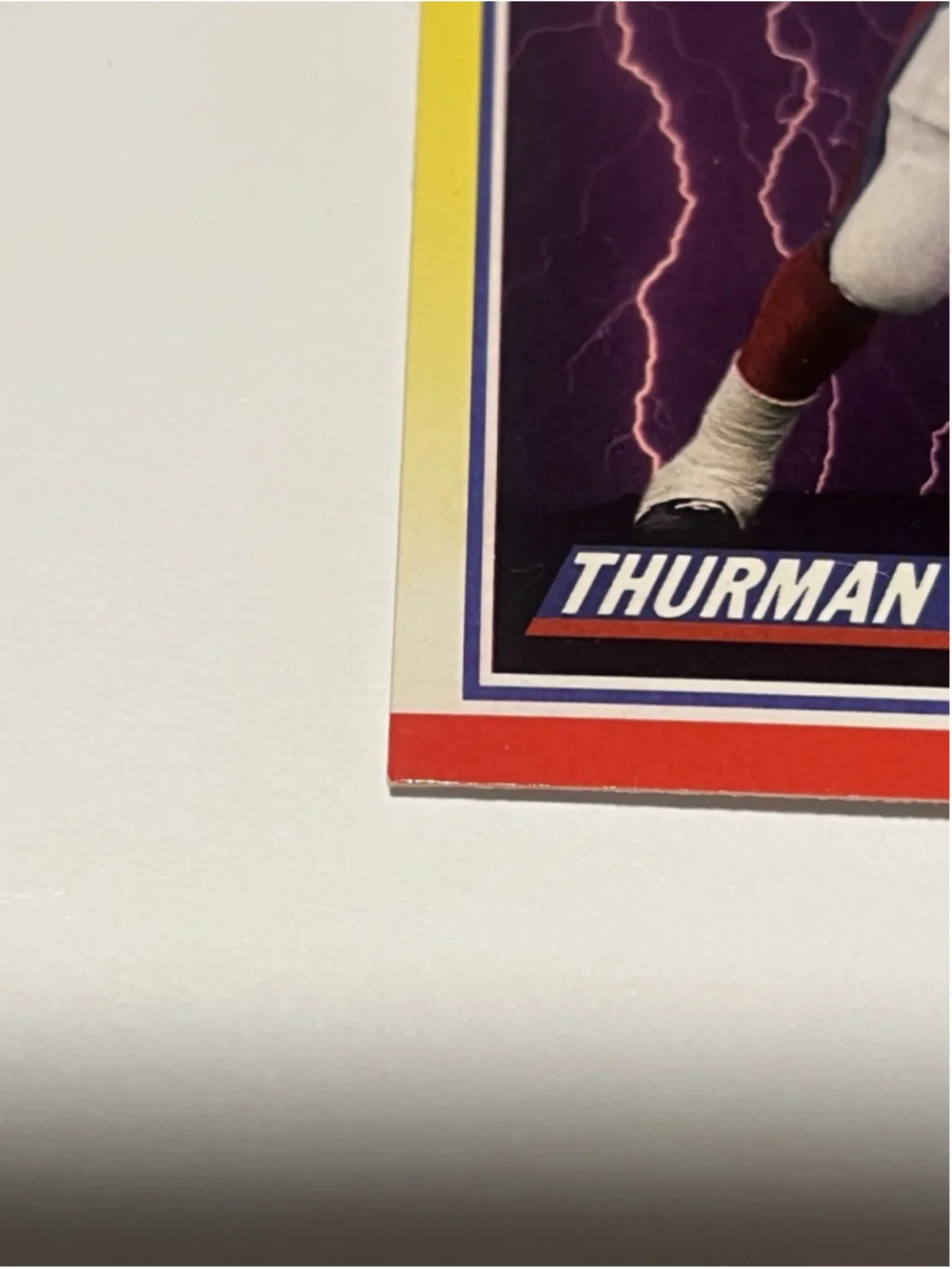 1990 Score Football Thurman Thomas Ground Force Buffalo Bills #322